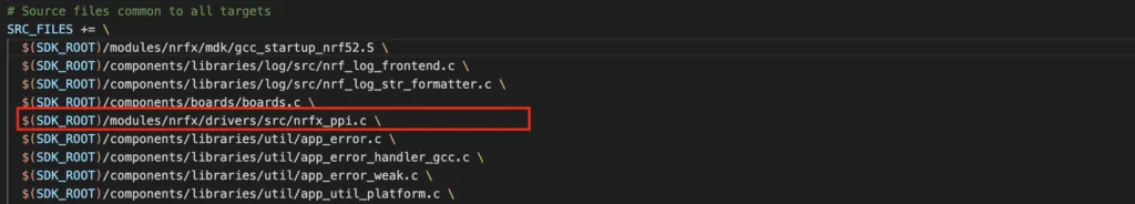 Add nrfx_ppi to source file list