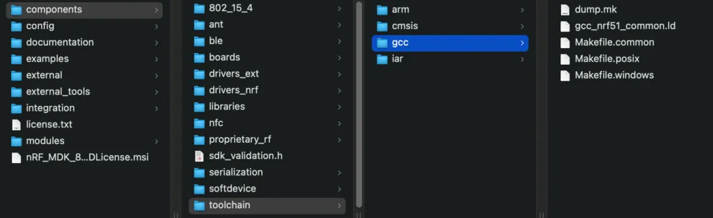 GCC Toolchain Path in SDK