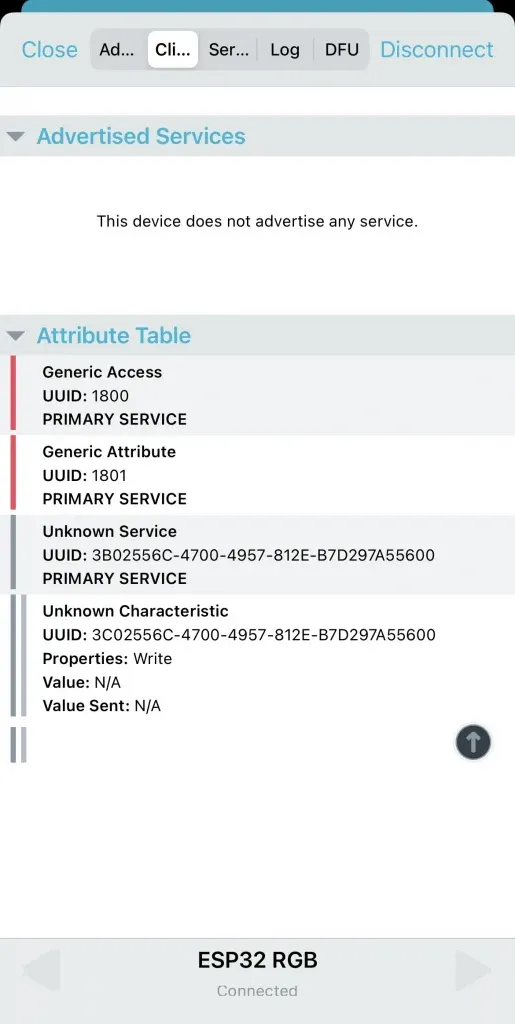 device-service-and-characteristic-info