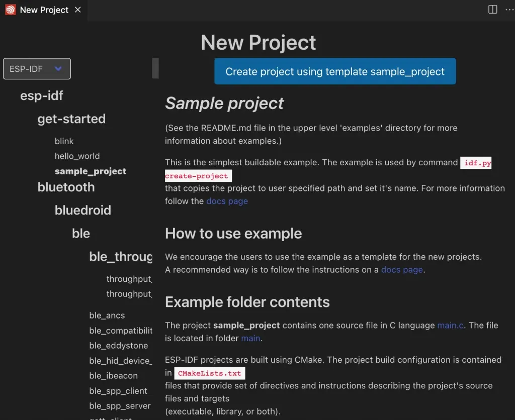 select-project-template